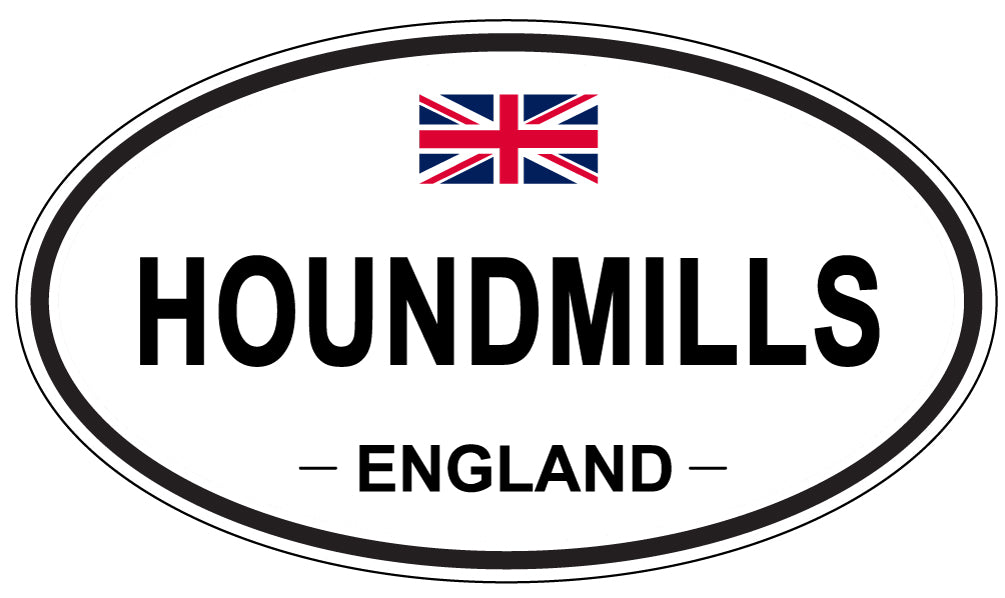 HOUNDMILLS, England - Oval Magnet