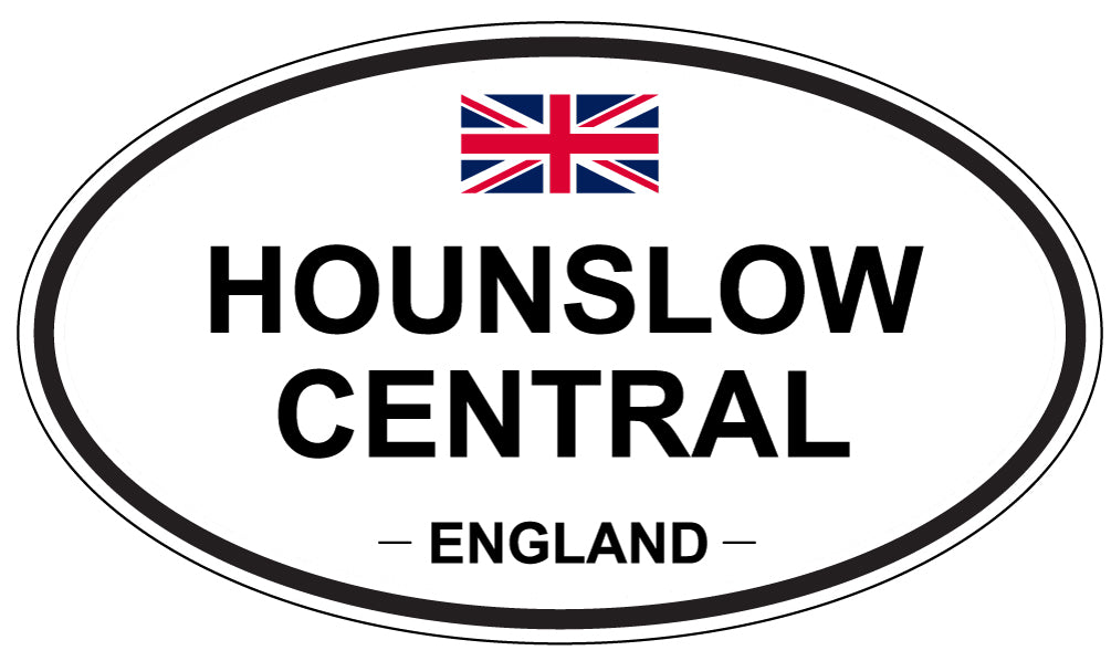 HOUNSLOW CENTRAL, England - Oval Magnet