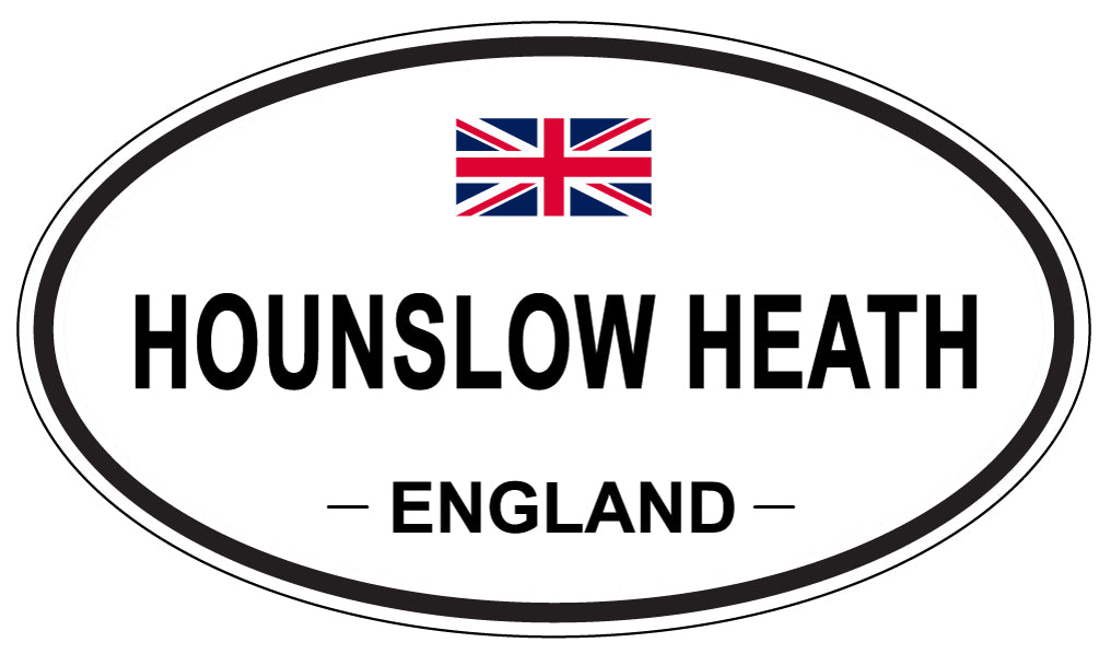 HOUNSLOW HEATH, England - Oval Magnet