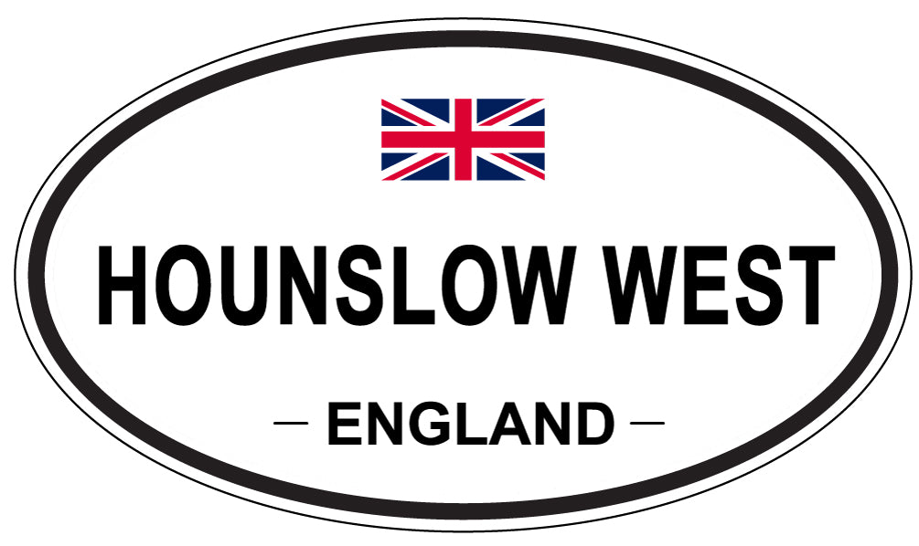 HOUNSLOW WEST, England - Oval Magnet