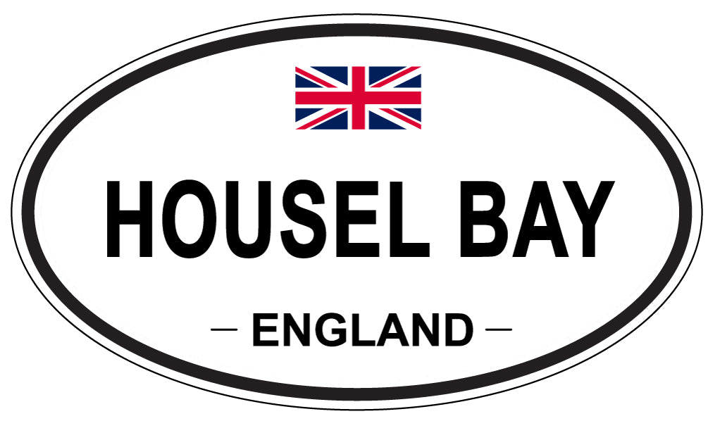 HOUSEL BAY, England - Oval Magnet