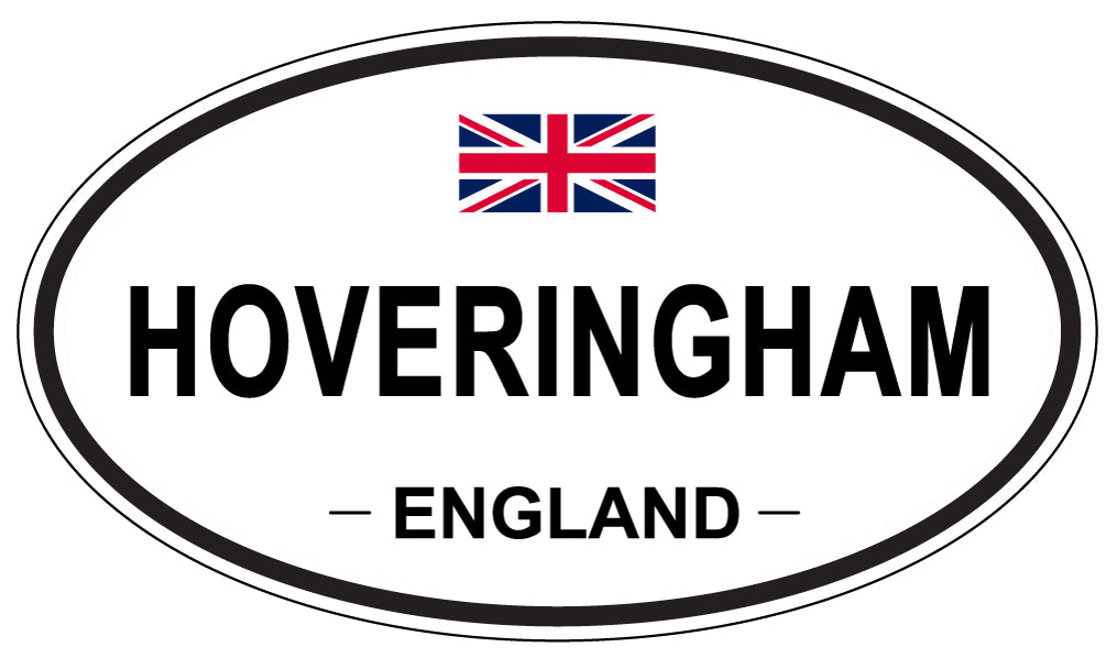 HOVERINGHAM, England - Oval Magnet