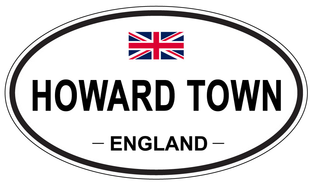 HOWARD TOWN, England - Oval Magnet