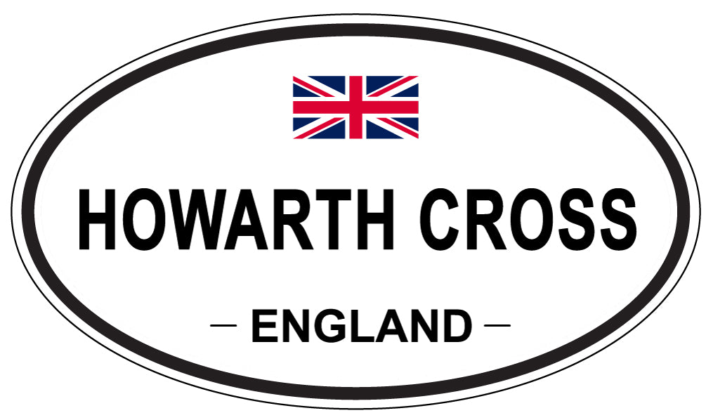 HOWARTH CROSS, England - Oval Magnet