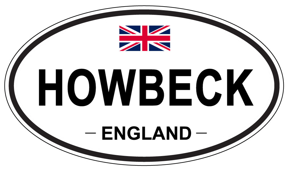 HOWBECK, England - Oval Magnet