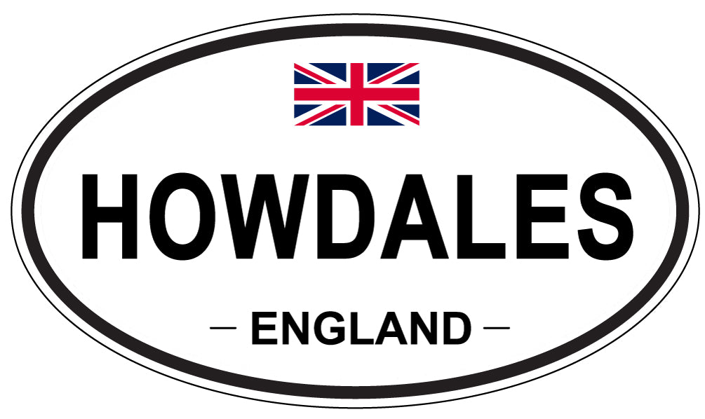 HOWDALES, England - Oval Magnet