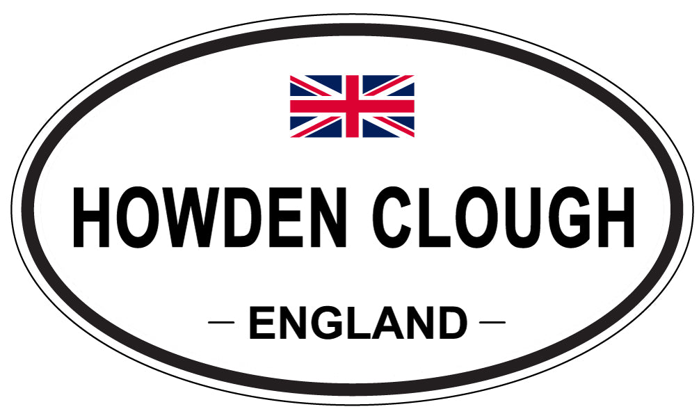 HOWDEN CLOUGH, ENGLAND - Oval Sticker