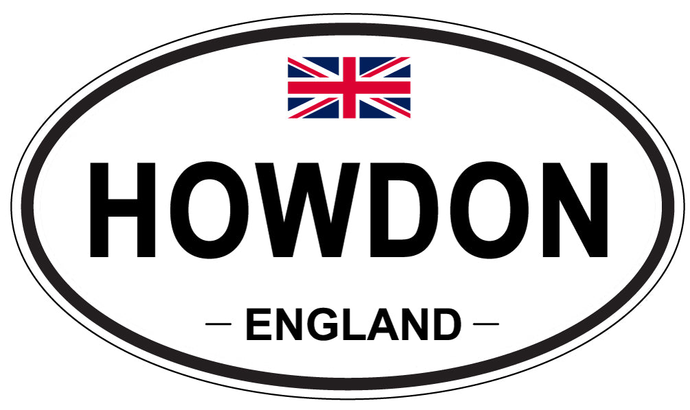 HOWDON, England - Oval Magnet