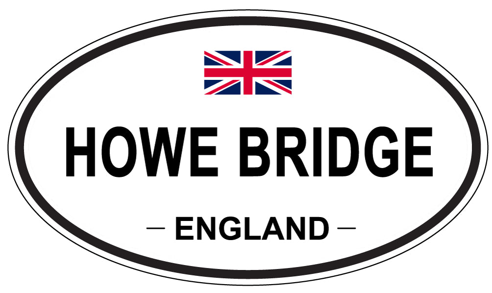 HOWE BRIDGE, England - Oval Magnet