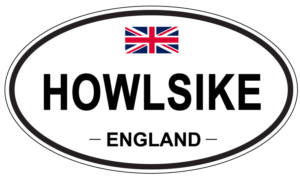 HOWLSIKE, ENGLAND - Oval Sticker