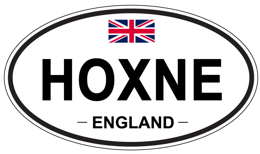 HOXNE, England - Oval Magnet