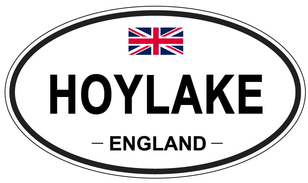 HOYLAKE, ENGLAND - Oval Sticker