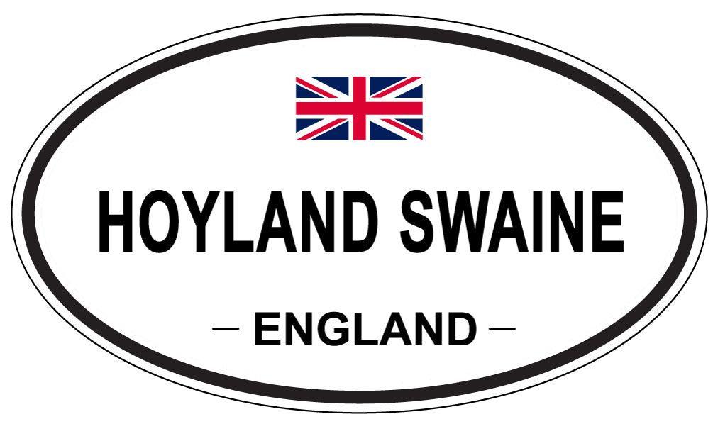 HOYLAND SWAINE, England - Oval Magnet
