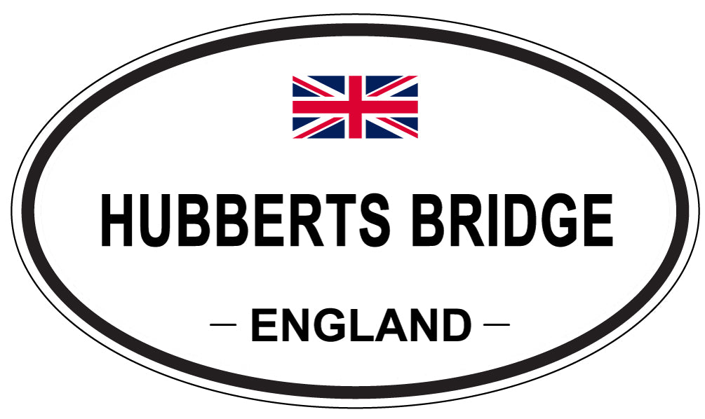 HUBBERTS BRIDGE, England - Oval Magnet