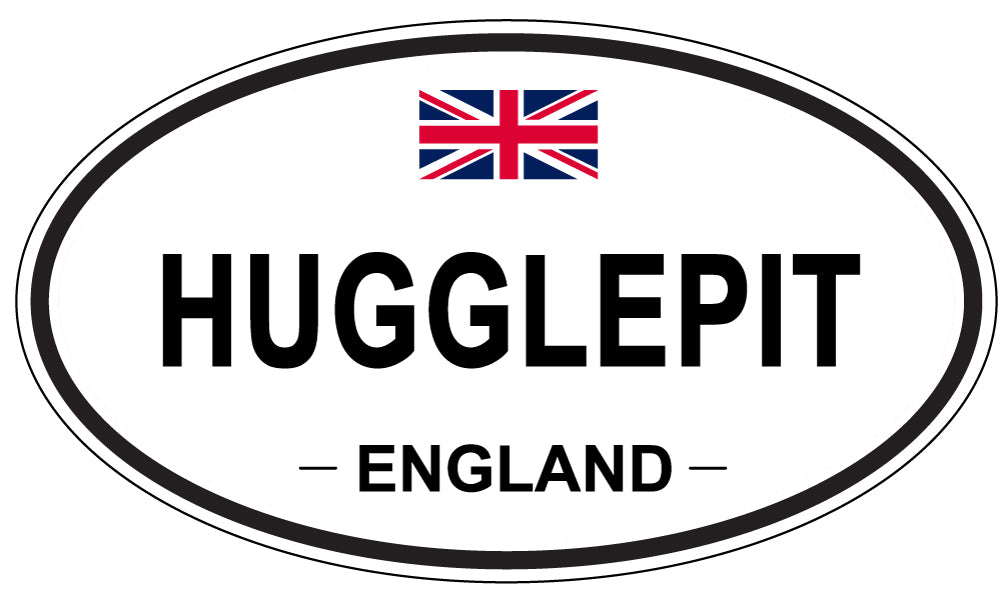 HUGGLEPIT, England - Oval Magnet