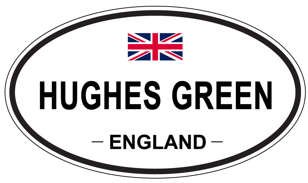 HUGHES GREEN, England - Oval Magnet