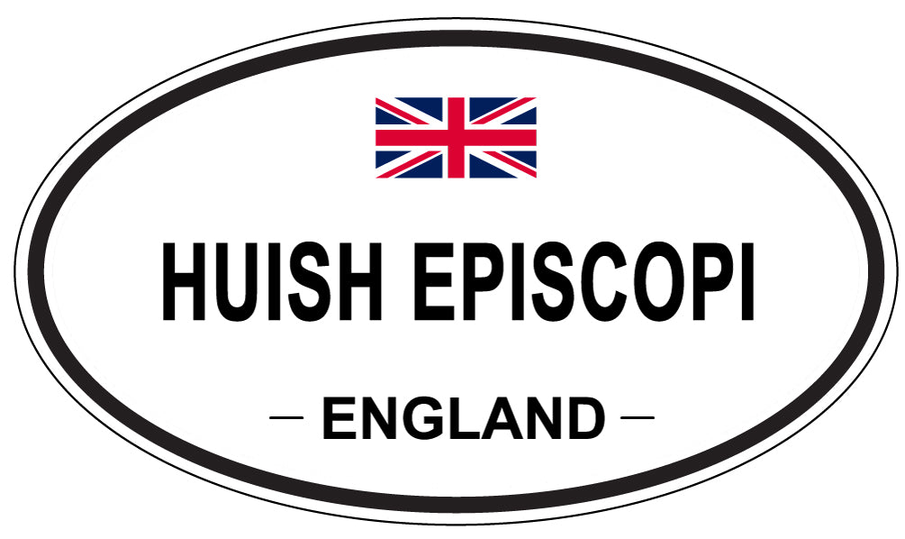 HUISH EPISCOPI, England - Oval Magnet