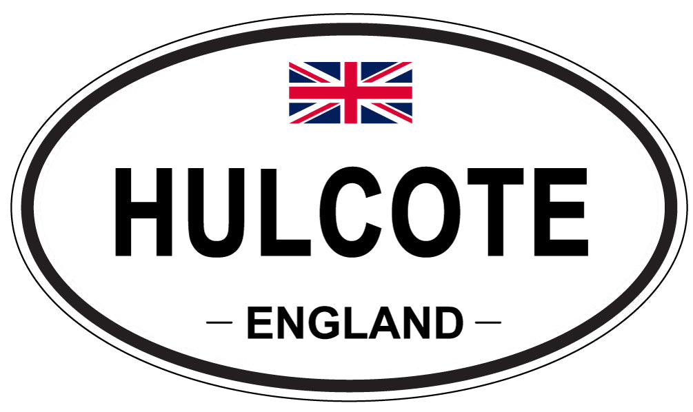 HULCOTE, England - Oval Magnet