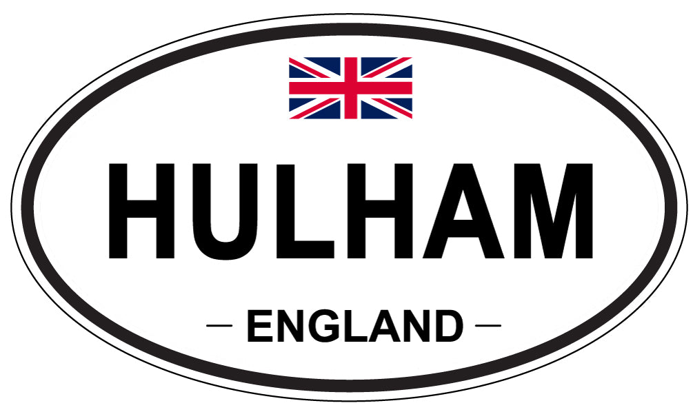 HULHAM, England - Oval Magnet