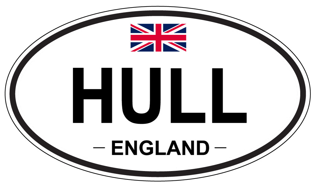 HULL, England - Oval Magnet