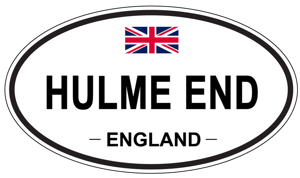 HULME END, England - Oval Magnet