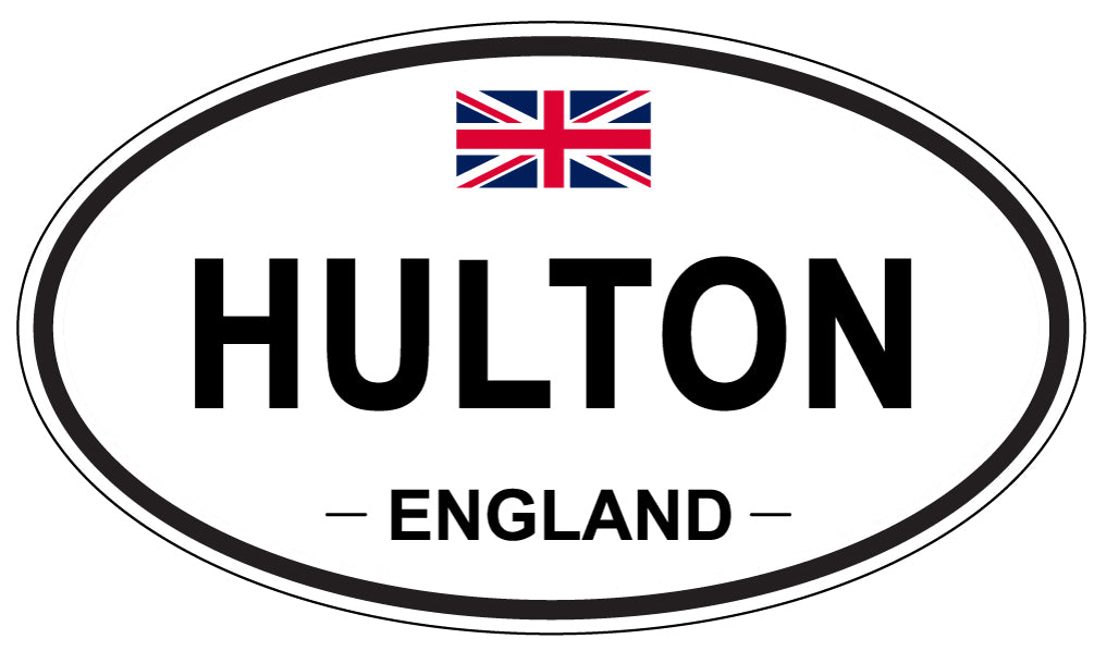 HULTON, England - Oval Magnet