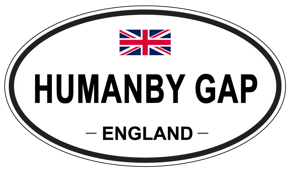HUMANBY GAP, England - Oval Magnet