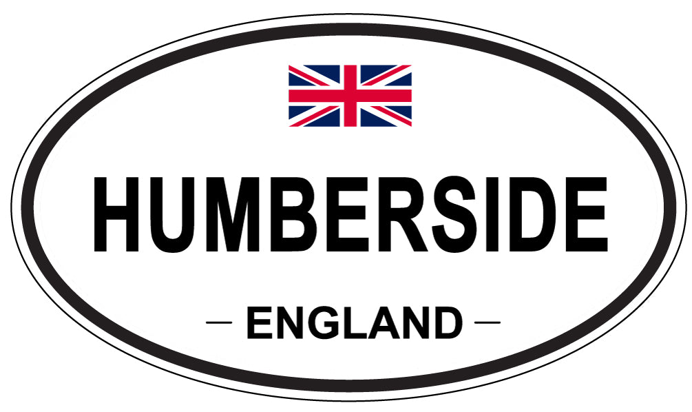 HUMBERSIDE, ENGLAND - Oval Sticker