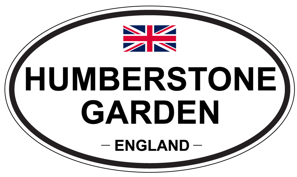 HUMBERSTONE GARDEN, ENGLAND - Oval Sticker