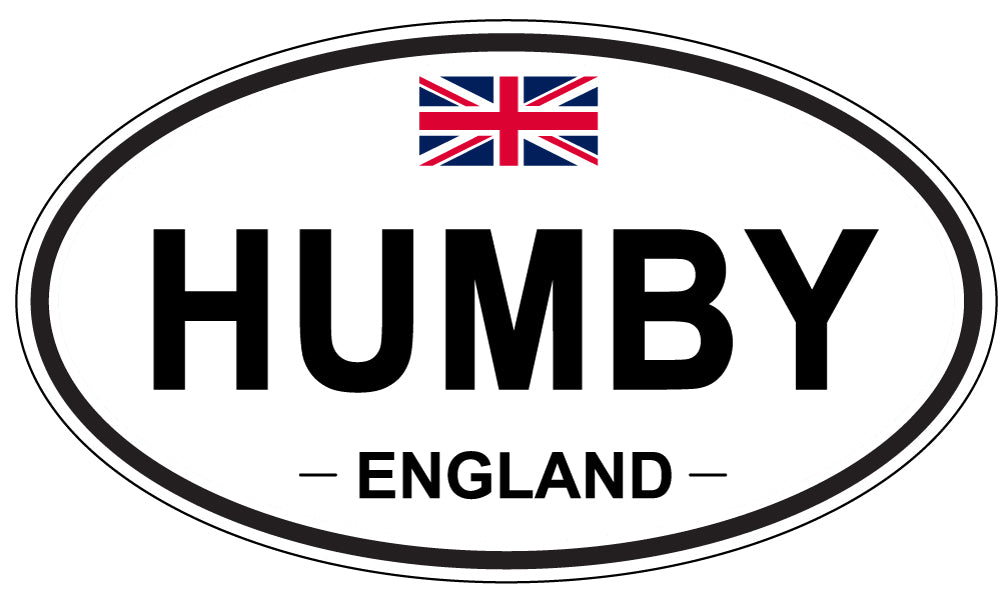 HUMBY, England - Oval Magnet