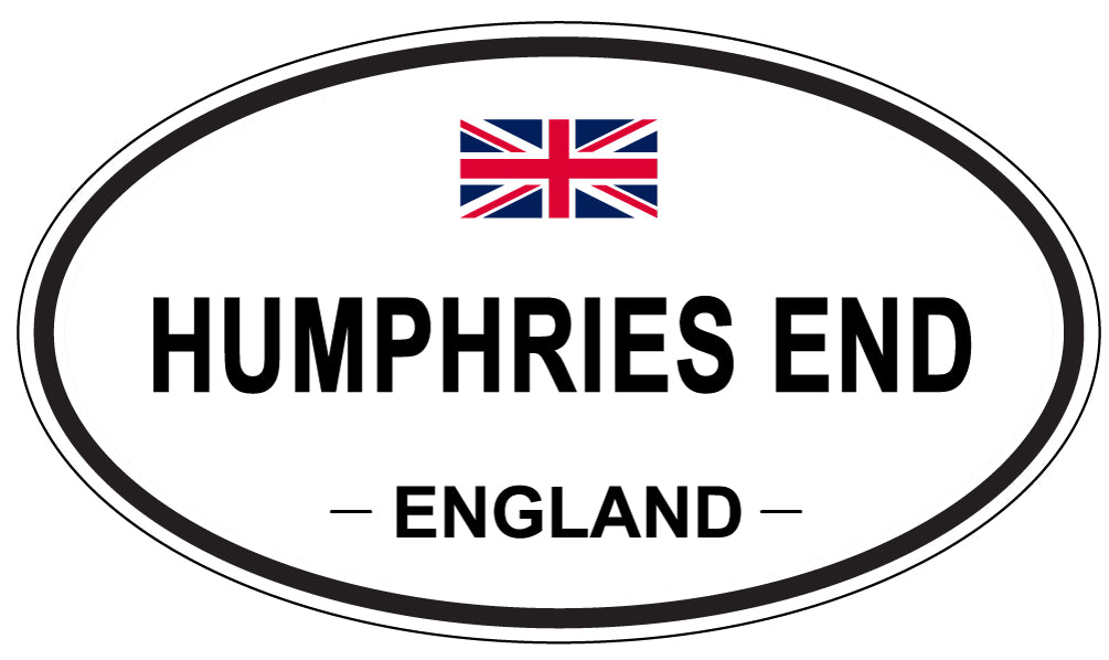 HUMPHRIES END, England - Oval Magnet