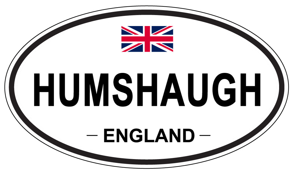 HUMSHAUGH, England - Oval Magnet
