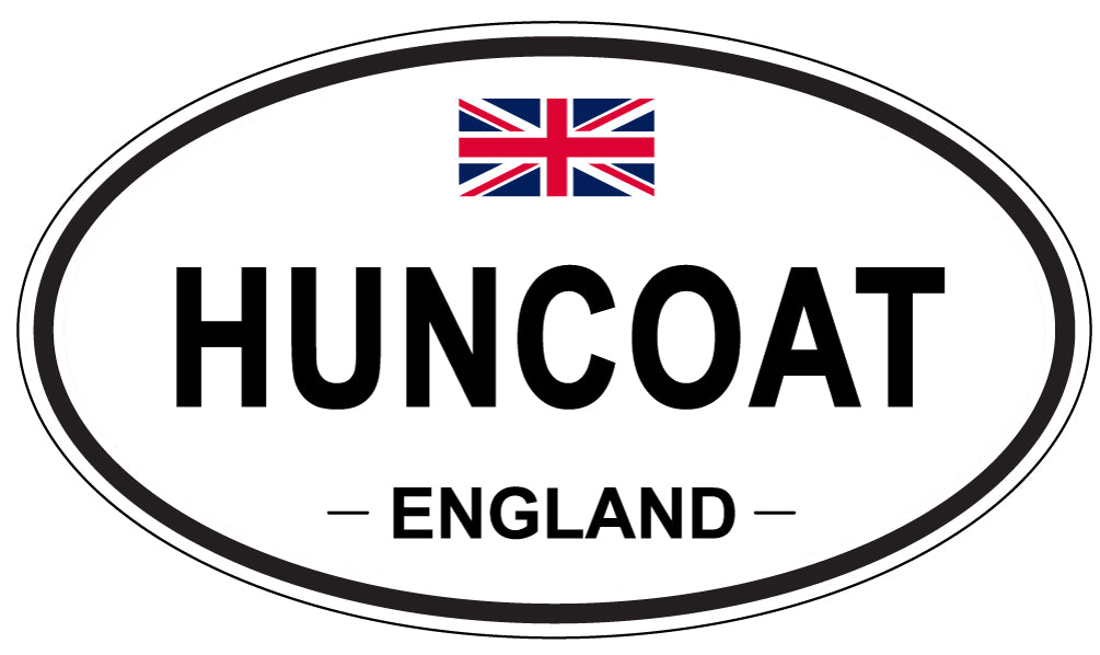 HUNCOAT, England - Oval Magnet