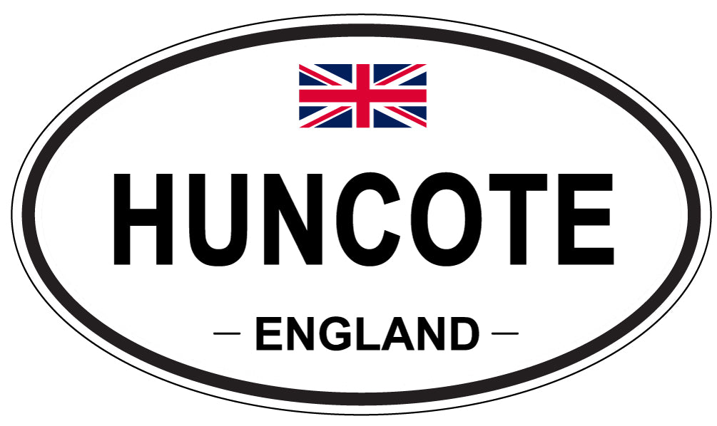 HUNCOTE, England - Oval Magnet