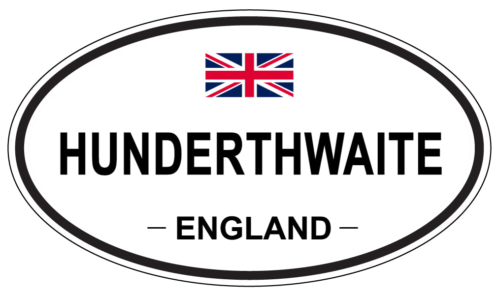 HUNDERTHWAITE, England - Oval Magnet