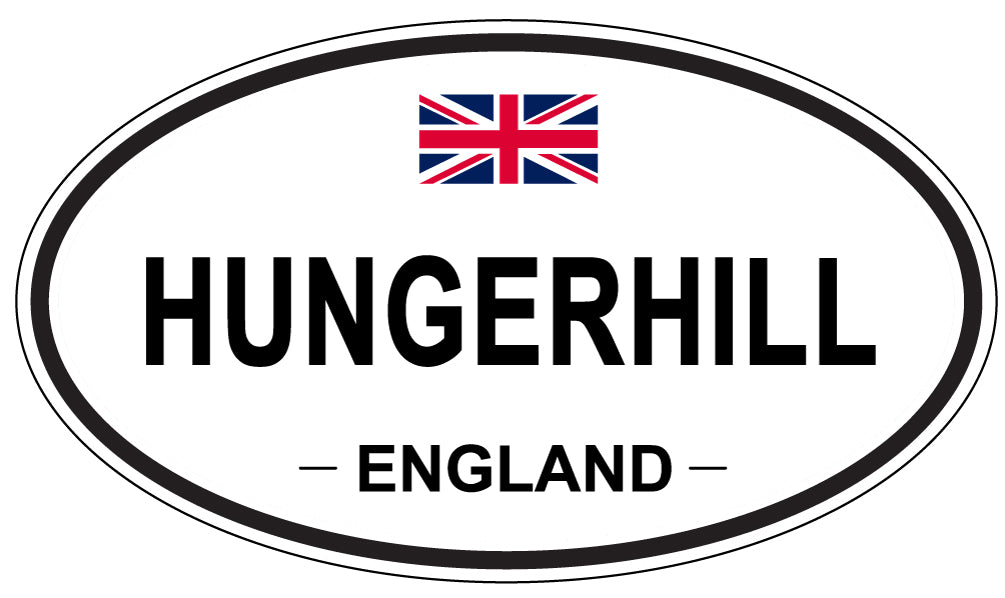 HUNGERHILL, England - Oval Magnet