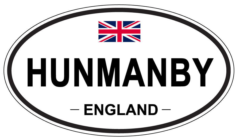 HUNMANBY, England - Oval Magnet