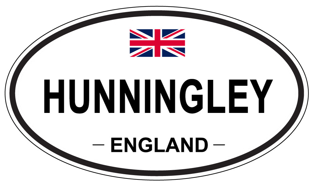HUNNINGLEY, England - Oval Magnet