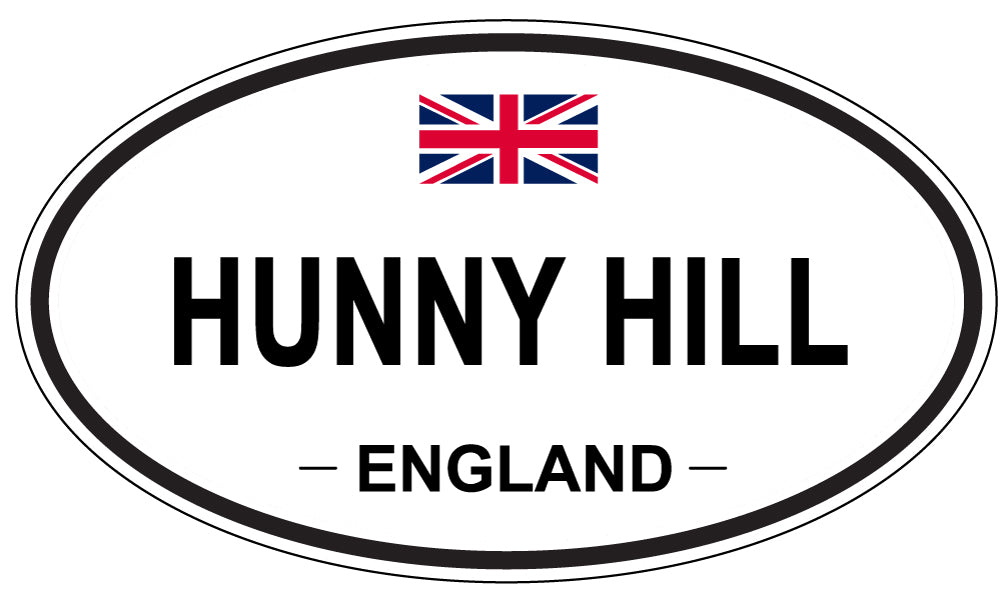 HUNNY HILL, England - Oval Magnet