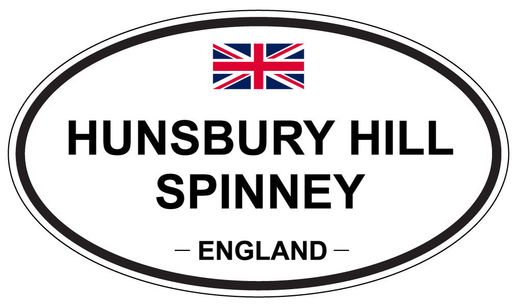 HUNSBURY HILL SPINNEY, England - Oval Magnet