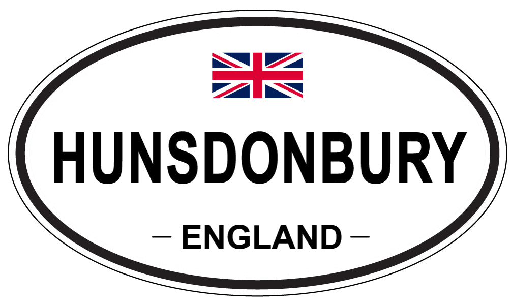 HUNSDONBURY, England - Oval Magnet