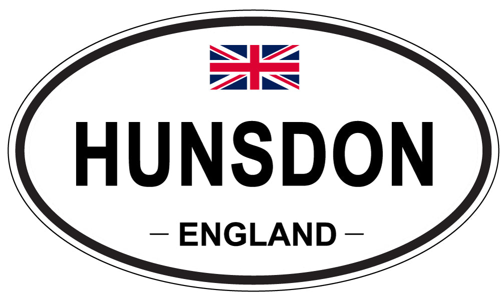 HUNSDON, England - Oval Magnet