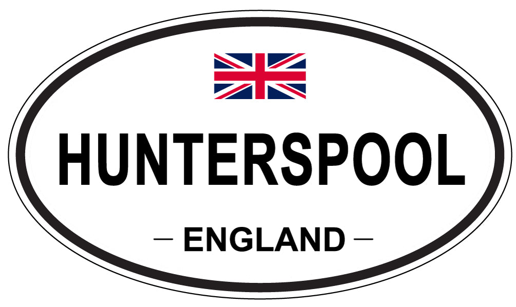HUNTERSPOOL, England - Oval Magnet