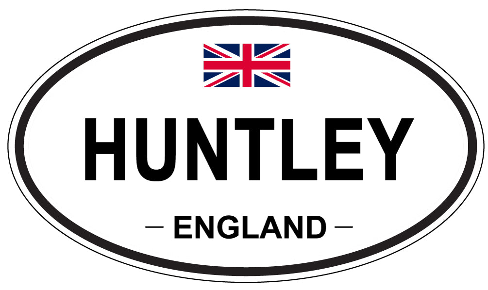 HUNTLEY, England - Oval Magnet