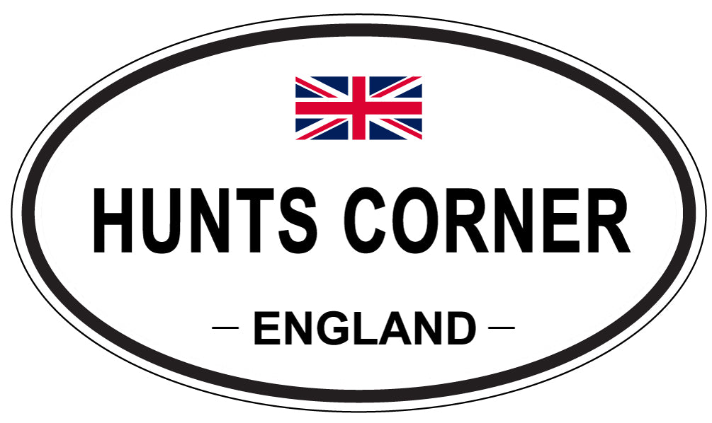 HUNTS CORNER, England - Oval Magnet