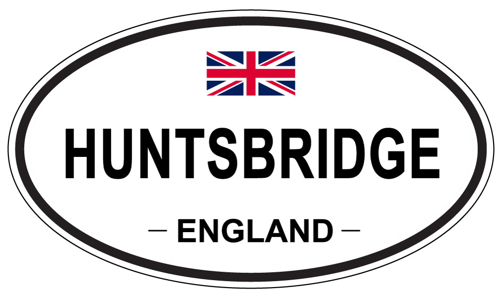 HUNTSBRIDGE, England - Oval Magnet