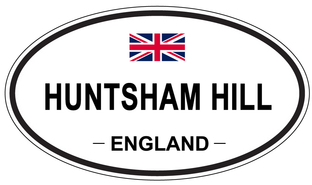 HUNTSHAM HILL, ENGLAND - Oval Sticker