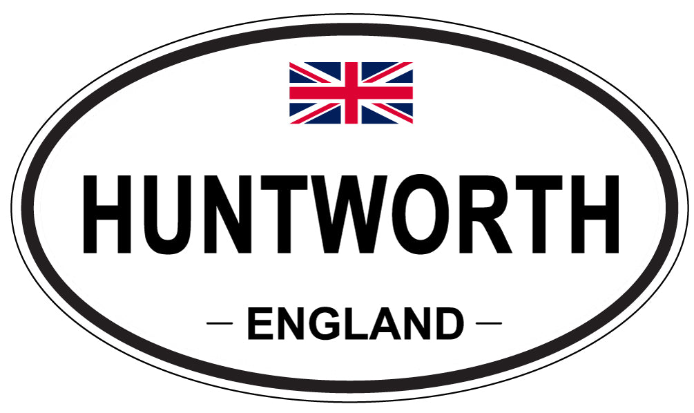 HUNTWORTH, England - Oval Magnet