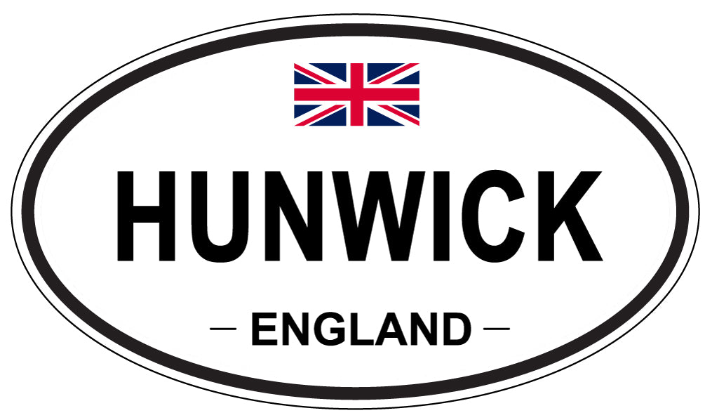HUNWICK, England - Oval Magnet