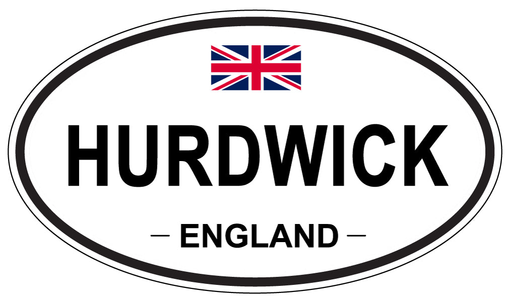 HURDWICK, England - Oval Magnet
